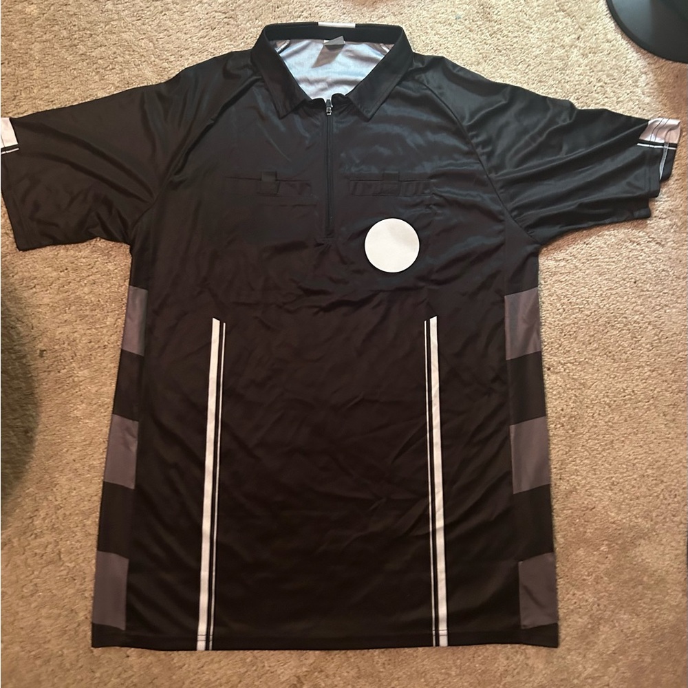 Referee Black Short Sleeve Jersey